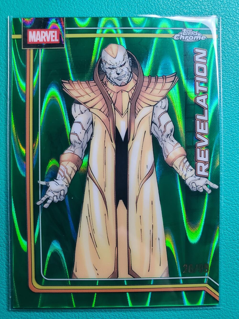 2026 Topps Marvel Chrome - Revelation - Green Raywave 26/99